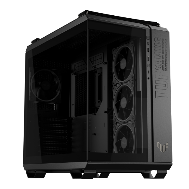 Кутия ASUS TUF Gaming GT502 Horizon ARGB Black Edition, Mid Tower, 3 x USB 3.2, 1 x USB Type-C, 1 x headphone / Microphone, ATX, Micro-ATX, Mini-ITX