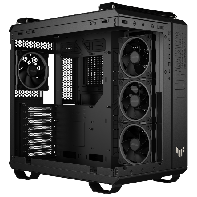 Кутия ASUS TUF Gaming GT502 Horizon ARGB Black Edition, Mid Tower, 3 x USB 3.2, 1 x USB Type-C, 1 x headphone / Microphone, ATX, Micro-ATX, Mini-ITX