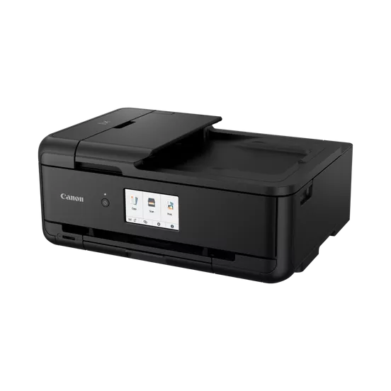 Мастилоструйно многофункционално устройство Canon PIXMA TS9550a AIO, A3/A4, цветен, принтер/копир/скенер, 4800 x 1200dpi, 33 стр/мин, печат върху CD, DVD, Hi-Speed USB, LAN, Wi-Fi