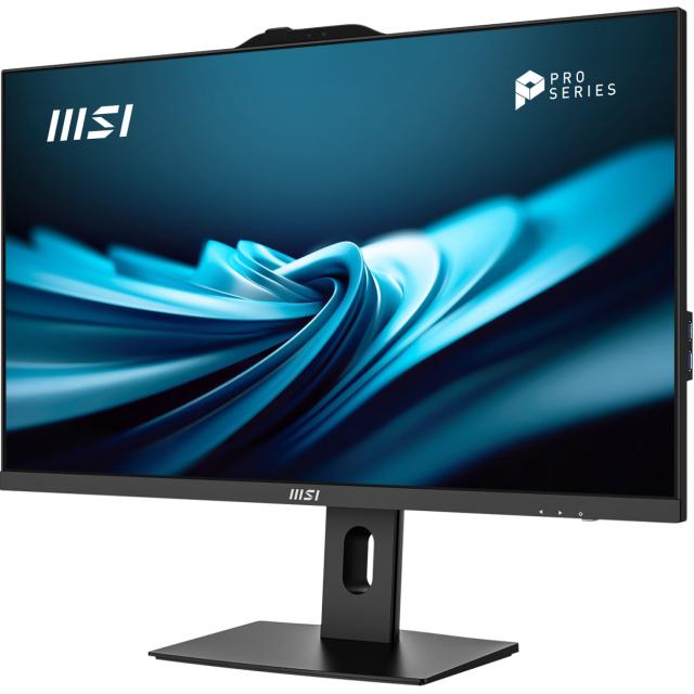 Kомпютър MSI PRO AP272P 14M-841XEU, All-In-One, Intel Core i3 14100 4C (3.50/4.70 GHz, 12MB Cache), 27.0" (68.58 cm) FHD IPS, 8GB DDR5, 256GB M.2 NVMe, HDMI, DP, Free DOS
