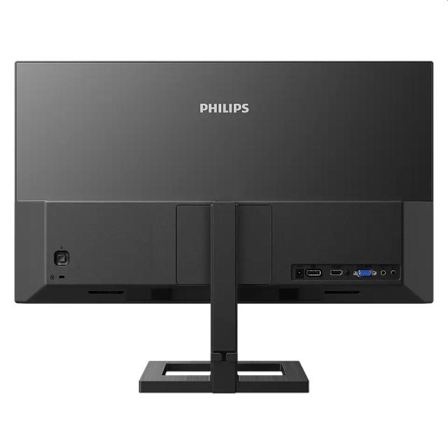 Монитор Philips 242E2FA, 23.8" IPS WLED, 1920x1080@75Hz, 4ms GTG/1ms MPRT, 300cd/m2, 1000:1, Mega Infinity DCR, Adaptive Sync, FlickerFree, Low Blue Mode, 3Wx2, Tilt, D-SUB, HDMI, DP