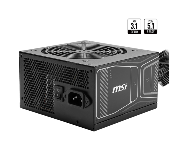 Захранване MSI MAG A850GN PCIE5, 850W, PCI-E 5.1, ATX3.1, Active PFC, 80 PLUS Gold