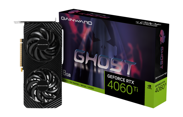 Видео карта GAINWARD NVIDIA GeForce RTX 4060 TI GHOST 8GB GDDR6, 128-bit, HDMI, 3x DP