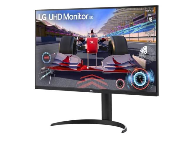 Монитор LG UltraFine 32UR550K-B, 31.5" (80.01cm) VA, 4K/UHD, 4ms (GtG), 3000 : 1, 250cd/m2, HDMI, DP
