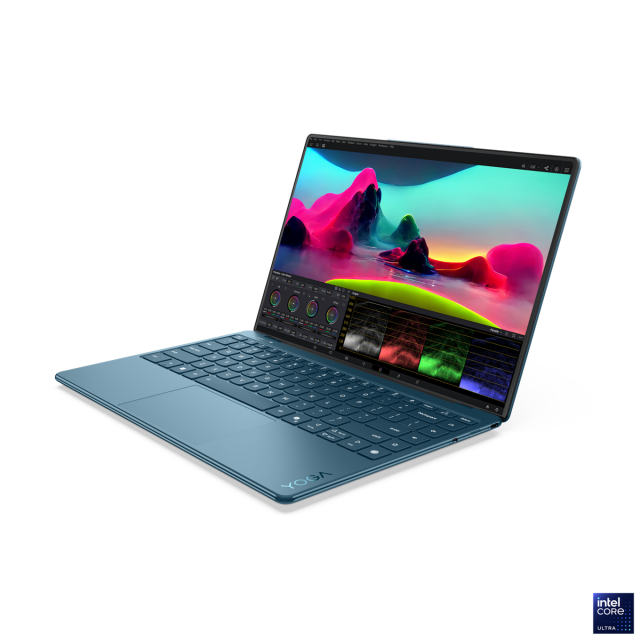 Лаптоп Lenovo Yoga Slim 9 14ILL10, Intel Core Ultra 7 258V 8C (2.2/4.8GHz, 12MB Cache), 14.0" (35.56 cm) WQUXGA OLED, Touch Screen, Intel Arc 140V, 32GB LPDDR5X, 1TB M.2 NVMe SSD, Windows 11 Hom