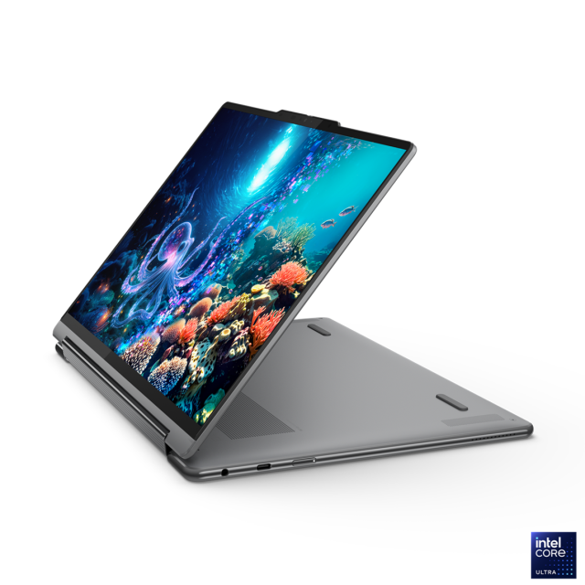 Лаптоп Lenovo Yoga 9 2-in-1 14ILL10, Intel Core Ultra 7 258V 8C (2.2/4.8GHz, 12MB Cache), 14.0" (35.56 cm) WQXGA+ OLED, Touch Screen, Intel Arc 140V, 32GB LPDDR5X, 1TB M.2 NVMe SSD, Windows 11 Home