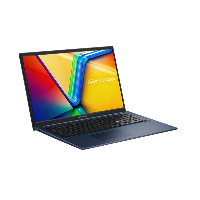 Лаптоп ASUS Vivobook 17 X1704VA-AU531, Intel Core i5-1334U 10C (3.40/4.6GHz, 12MB Cache), 17.3" (43.94 cm) FHD IPS, 16GB DDR4, 512GB SSD M.2 NVMe, Free DOS