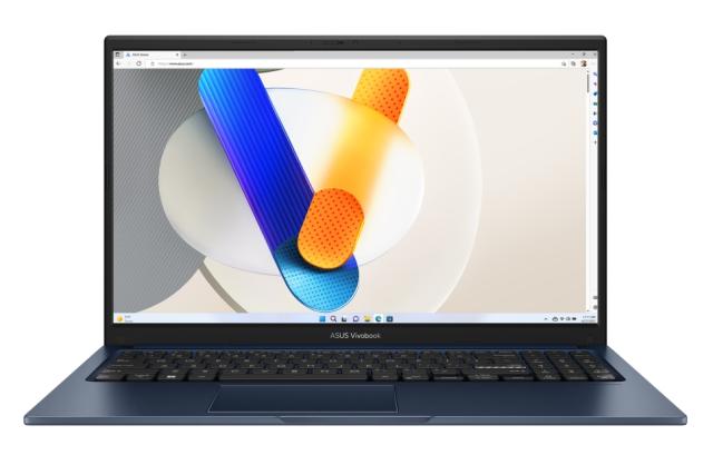 Лаптоп ASUS  VIVOBOOK 15 X1504VA-BQ224W, Intel Core i5-1235U 10C (1.3/4.4 GHz, 12M Cache), 15.6'' (39.62 cm) HD/LED, 8GB DDR4, 256GB SSD M.2 NVMe PCIe 4.0, Free DOS