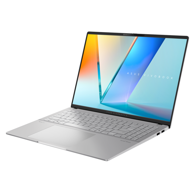 Лаптоп ASUS Vivobook S 16 OLED M5606KA-RI080W, AMD Ryzen AI 7 350 (2.0/5.0GHz, 16MB Cache), 16.0" (40.64 cm) 3K OLED 120Hz, AMD Radeon 860M, 24GB LPDDR5X, 1TB SSD, Windows 11 Home