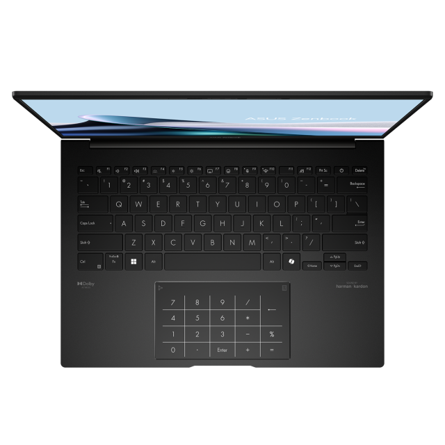 Лаптоп ASUS Zenbook 14 UM3406KA-PP102W, AMD Ryzen AI 7 350 8C (2.0/5.0GHz, 16MB Cache), 14.0" (35.56 cm) 2.8K OLED, 120Hz, AMD Radeon 860M, 32GB LPDDR5X, 1TB SSD, Windows 11 Home