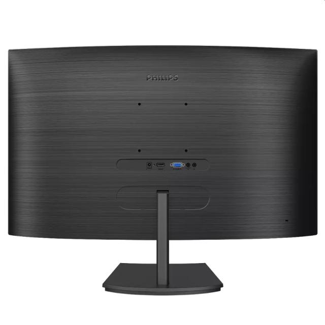 Монитор Philips 271E1SCA, 27" Curved 1500R VA WLED, 1920x1080@75Hz, 4ms GTG, 250cd/m2, 3000:1, Mega Infinity DCR, FreeSync/Adaptive Sync, FlickerFree, Low Blue Mode, 3Wx2, Tilt, D-SUB, HDMI
