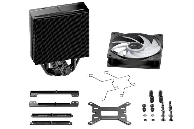 Охладител за процесор be quiet!, Pure Rock 3 LX, 3 pin/4-Pin PWM, LGA1851/LGA1700/АМ4/AM5