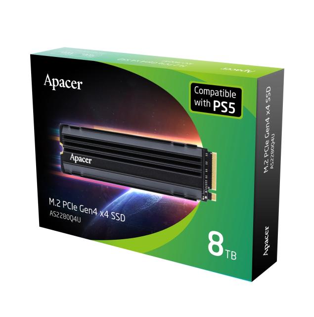 Apacer AS2280Q4U, PS5, 2TB, PCIe NVMe Gen 4x4, M.2 (2280)