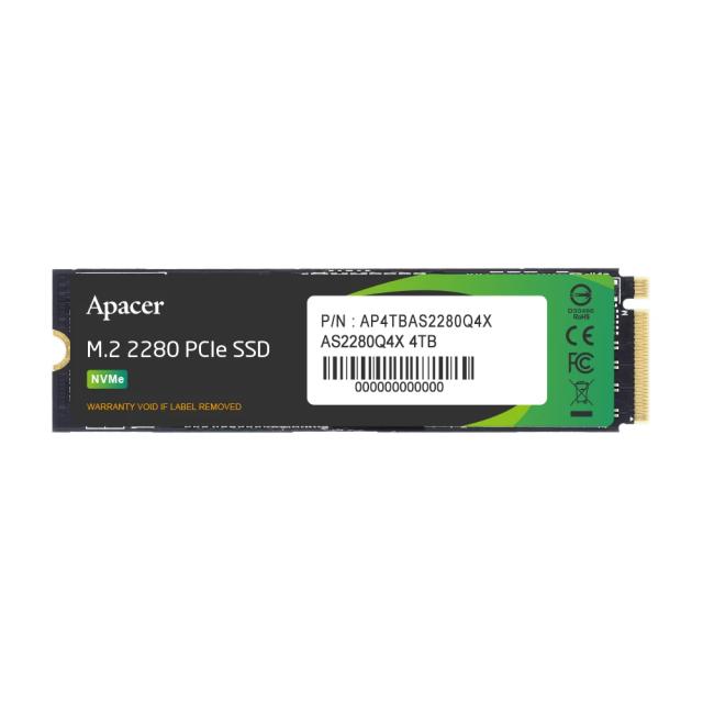 Apacer AS2280Q4X, 512GB, PCIe NVMe Gen 4x4, M.2 (2280)