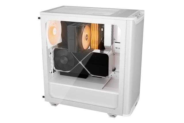 Кутия be quiet! Pure Base 501 LX White, Middle Tower, 1x USB 3.2 Type-C, 2x USB 3.2 Type-A, 1x HD Audio, Mini-ITX / mATX / ATX, Бяла