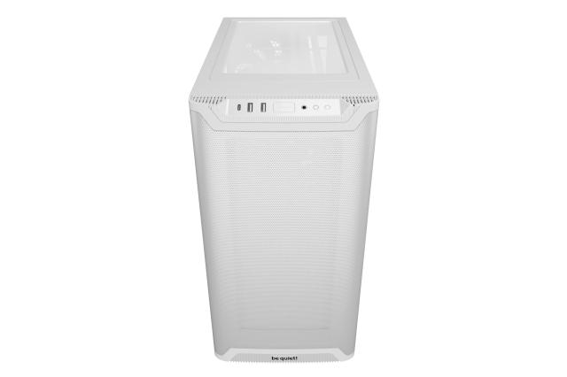 Кутия be quiet! Pure Base 501 LX White, Middle Tower, 1x USB 3.2 Type-C, 2x USB 3.2 Type-A, 1x HD Audio, Mini-ITX / mATX / ATX, Бяла