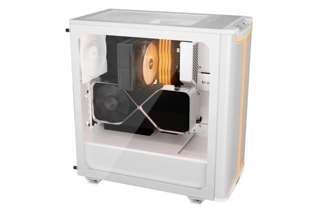 Кутия be quiet! Pure Base 501 DX White, Middle Tower, 1x USB 3.2 Type-C, 2x USB 3.2 Type-A, 1x HD Audio, Mini-ITX / mATX / ATX, Бяла