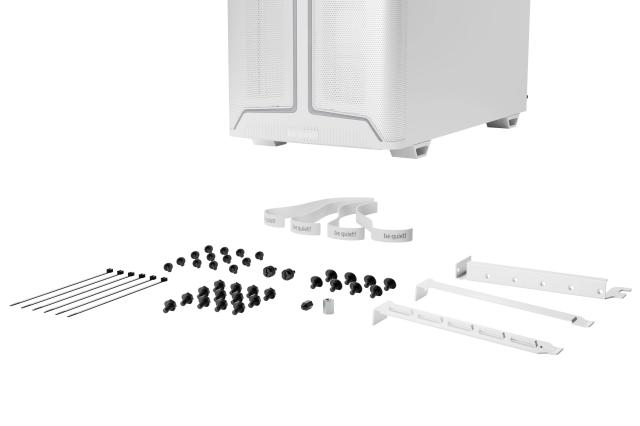 Кутия be quiet! Pure Base 501 DX White, Middle Tower, 1x USB 3.2 Type-C, 2x USB 3.2 Type-A, 1x HD Audio, Mini-ITX / mATX / ATX, Бяла