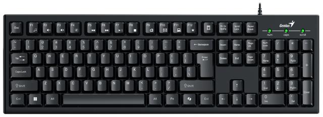 Клавиатура Genius Smart Keyboard KB-100 Black - AI, BG Layout, USB