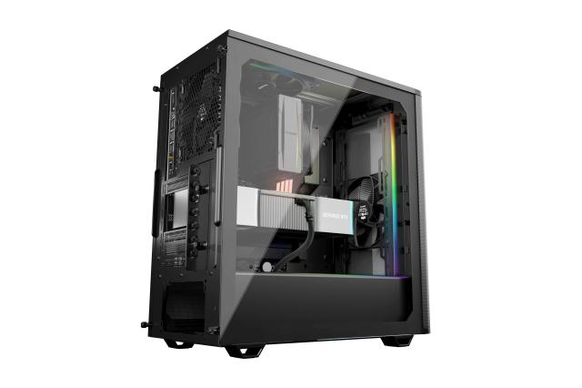 Кутия be quiet! Pure Base 501 DX Black, Middle Tower, 1x USB 3.2 Type-C, 2x USB 3.2 Type-A, 1x HD Audio, Mini-ITX / mATX / ATX, черен