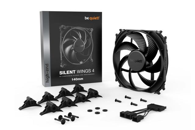 Вентилатор be quiet! SILENT WINGS 4 140mm PWM, 4 pin PWM