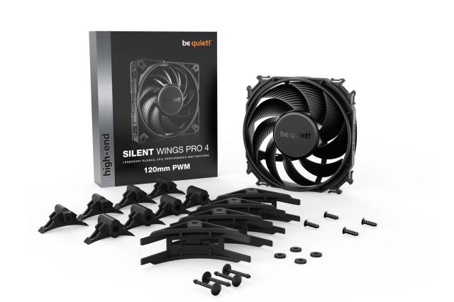Вентилатор be quiet! SILENT WINGS PRO 4 120mm PWM, 4 pin PWM