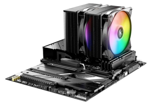Охладител за процесор be quiet!, Pure Rock Pro 3 LX Black - Dual-Tower, 3 pin/4-Pin PWM, LGA1851/LGA1700/АМ4/AM5