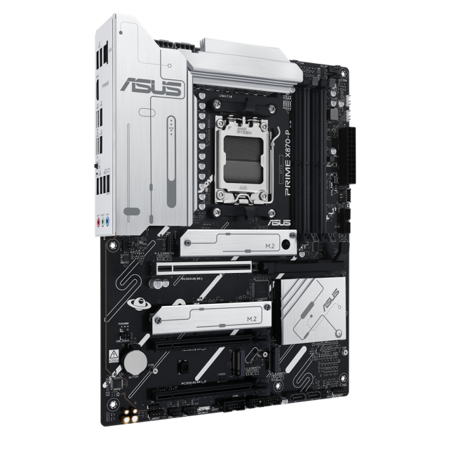 Дънна платка ASUS PRIME PRIME X870-P, AM5, 4x DDR5, 2x SATA 6Gb/s, 4x M.2, HDMI, ATX