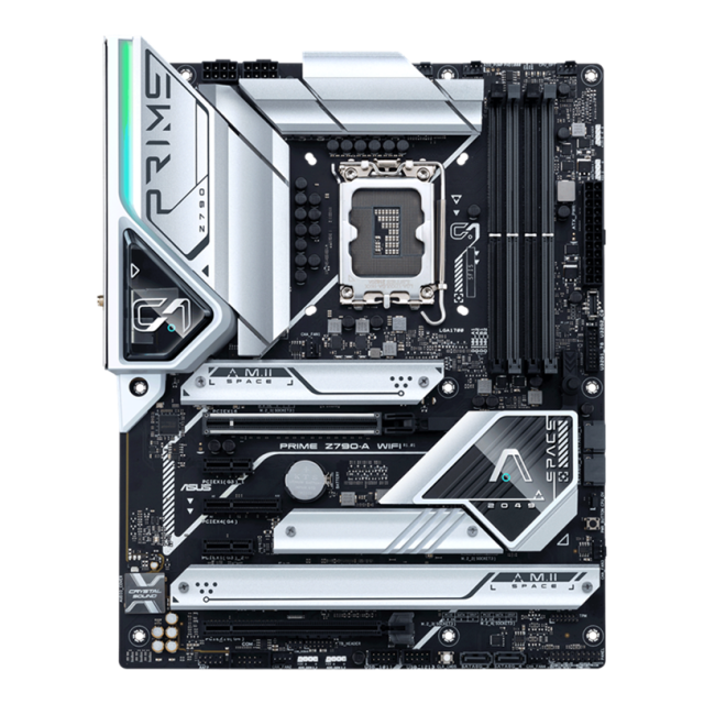 Дънна платка ASUS PRIME Z790-A WIFI, LGA1851, 4x DDR5, 4x M.2, 4x SATA 6Gb/s, Wi-Fi 6E/ Bluetooth 5.3. HDMI, DP, ATX