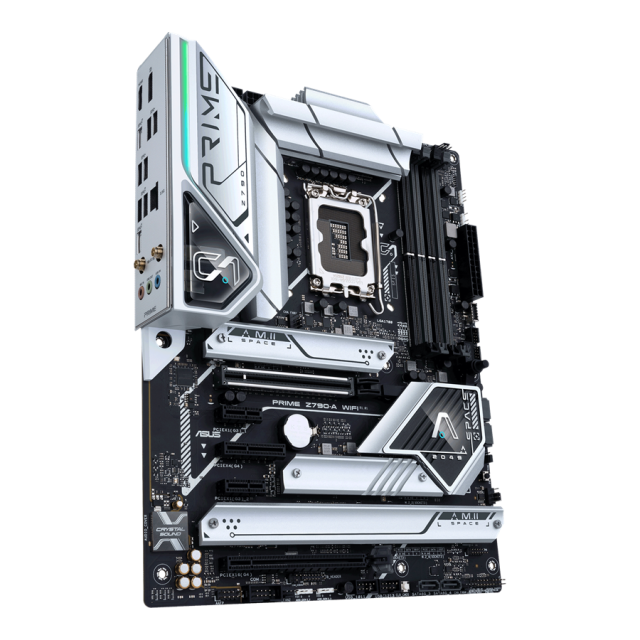 Дънна платка ASUS PRIME Z790-A WIFI, LGA1851, 4x DDR5, 4x M.2, 4x SATA 6Gb/s, Wi-Fi 6E/ Bluetooth 5.3. HDMI, DP, ATX