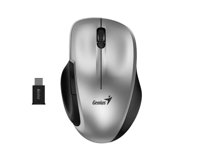 Мишка Genius Ergo 8200S, Wireless Silent, оптична (1200 dpi), Silver