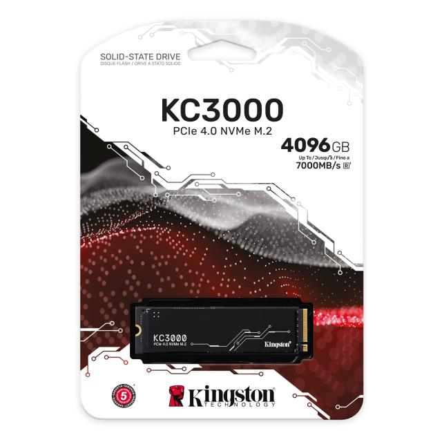 KINGSTON SKC3000D SSD 4TB M2 NVMe PCIe 4.0, 2280