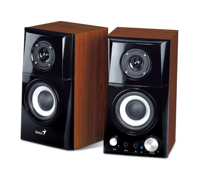 Тонколони Genius SP-HF500A II Speakers 2.0, 16W RMS, жак 3.5 mm