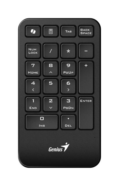 Genius цифрова клавиатура кийпад Keypad Wireless NumPad 1000 - AI, 2.4G, Black