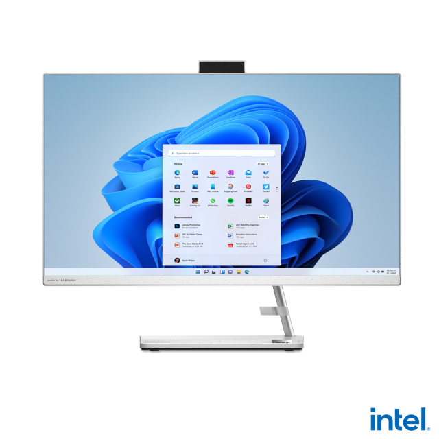 Компютър Lenovo IdeaCentre 3 27IAP7 All-in-One, 27.0" (68.58 см) Full HD IPS Anti-glare, Intel Core i5-12450H 8C (2.0/4.4GHz, 12MB Cache), 8GB DDR4 3200MHz SoDIMM, 512GB M.2 NVMe SSD, Free DOS