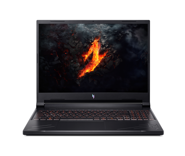 Лаптоп Acer Nitro V16 AI ANV16-61-R42L, AMD Ryzen AI 5 340 6C (2.0/4.8GHz, 16MB Cache), 16.0" (40.64 cm) Full HD+ IPS, NVIDIA RTX 3050 6GB GDDR6, 16GB DDR5, 512GB M.2 NVMe SSD, Free DOS