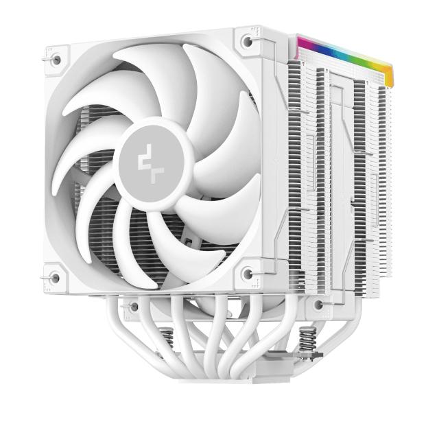 Охладител DeepCool CPU Cooler AK620 DIGITAL PRO WH - Dual-Tower, 3-pin/4-pin PWM - LGA1851/AM5