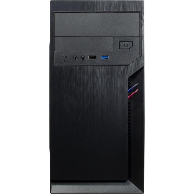 Кутия за компютър Inter Tech IT-6502 ROMEA, Middle Tower, 1x USB 3.0, 1x USB 2.0, 1x Microphone, 1x Headphones, ATX / Micro ATX