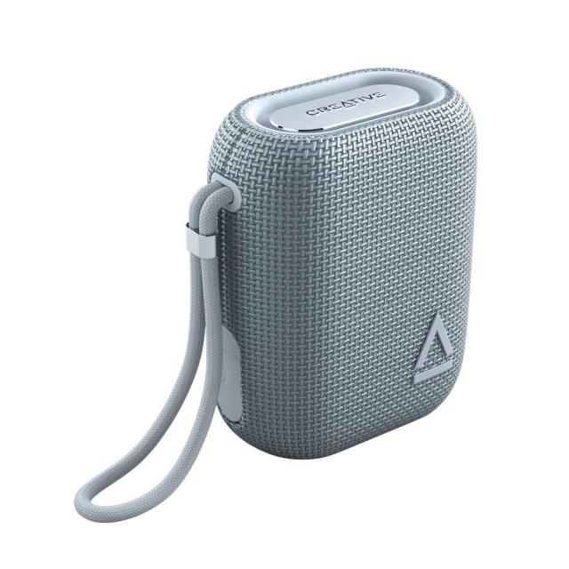 Портативна колонка Creative MUVO Flex 10W, Bluetooth 5.3, Водоустойчивост IPX7, 2000 mAh, Сив