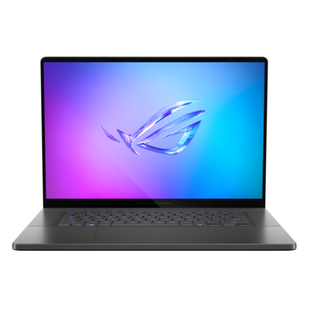Лаптоп ASUS ROG Zephyrus G16 2024 GA605WI-QR037W, AMD Ryzen AI 9 HX 370 12C (2.0 - 5.1 GHz, 36MB Cache), 16" (40.64 см) WQXGA 2.5K OLED, NVIDIA GF RTX4070 8GB GDDR6, 32GB LDDR5X, 1TB M.2 NVMe SSD, Free DOS