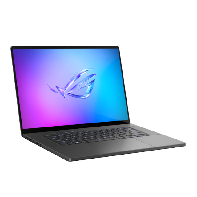 Лаптоп ASUS ROG Zephyrus G16 2024 GA605WI-QR037W, AMD Ryzen AI 9 HX 370 12C (2.0 - 5.1 GHz, 36MB Cache), 16" (40.64 см) WQXGA 2.5K OLED, NVIDIA GF RTX4070 8GB GDDR6, 32GB LDDR5X, 1TB M.2 NVMe SSD, Free DOS