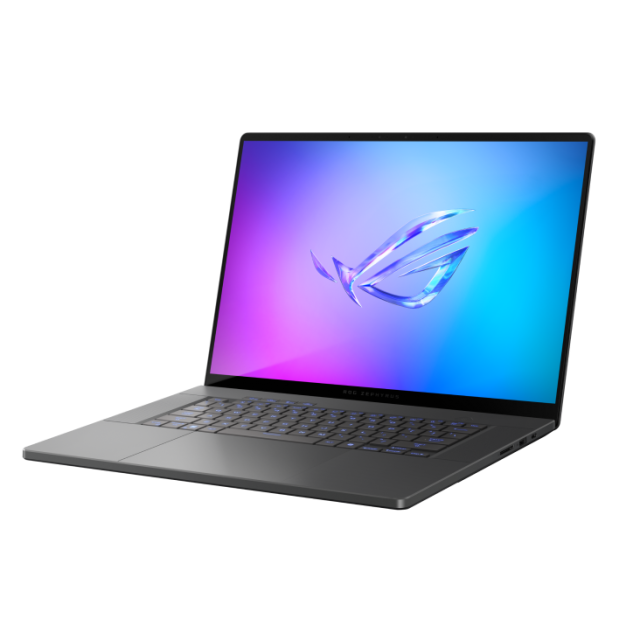 Лаптоп ASUS ROG Zephyrus G16 2024 GA605WI-QR037W, AMD Ryzen AI 9 HX 370 12C (2.0 - 5.1 GHz, 36MB Cache), 16" (40.64 см) WQXGA 2.5K OLED, NVIDIA GF RTX4070 8GB GDDR6, 32GB LDDR5X, 1TB M.2 NVMe SSD, Free DOS