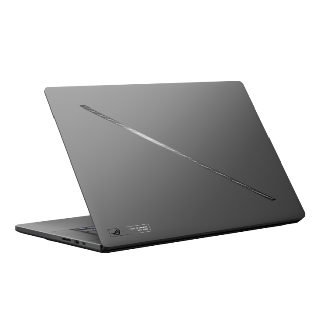 Лаптоп ASUS ROG Zephyrus G16 2024 GA605WI-QR037W, AMD Ryzen AI 9 HX 370 12C (2.0 - 5.1 GHz, 36MB Cache), 16" (40.64 см) WQXGA 2.5K OLED, NVIDIA GF RTX4070 8GB GDDR6, 32GB LDDR5X, 1TB M.2 NVMe SSD, Free DOS