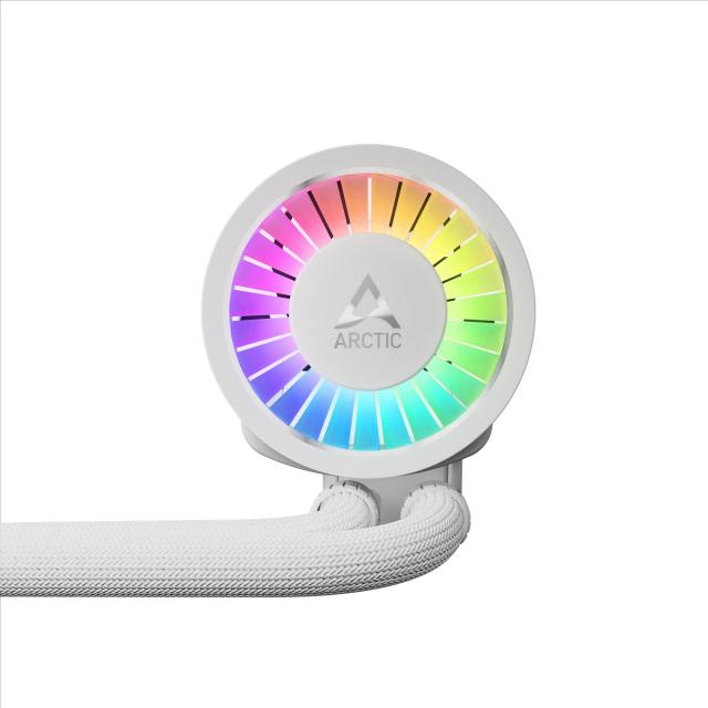 Охладител за процесор Arctic Liquid Freezer III Pro 360 A-RGB, 3-pin/4-pin PWM, White