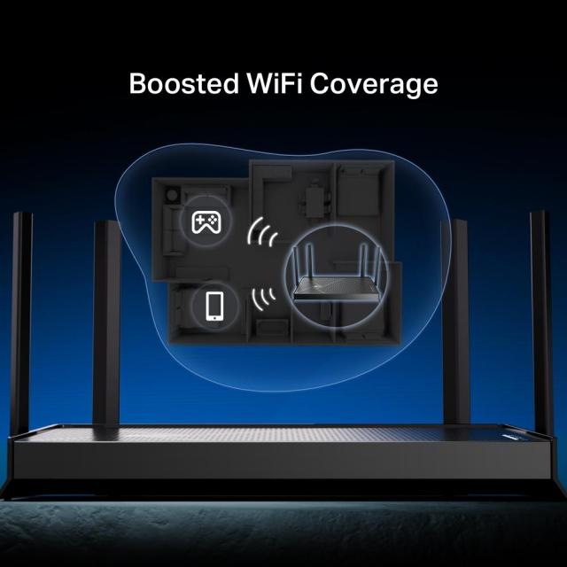 Рутер TP-Link Archer BE230, Dual-Band Wi-Fi 7, 3600Mbps, 2.4GHz / 5GHz, LAN: 3x 10/100/1000Mbps, 1x 100/1000/2500Mbps, WAN: 1x 100/1000/2500Mbps, 1x USB 3.0