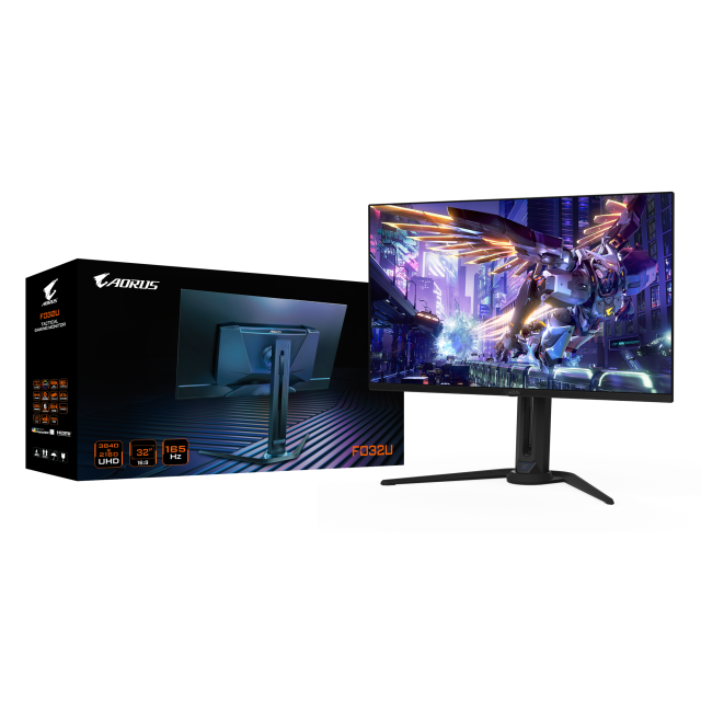Монитор GIGABYTE AORUS FO32U, 31.5" (80.01 cm) 4K UHD OLED, 165Hz, 0.03ms, 2x HDMI, 1x DP, 1x USB Type-C