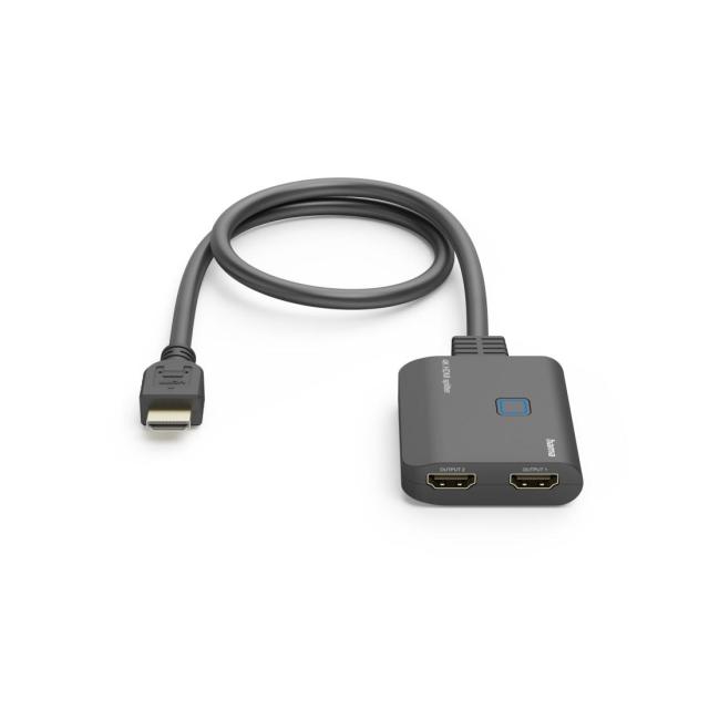 HAMA Сплитер 4K HDMI мъжко - 2 x HDMI женско, черен
