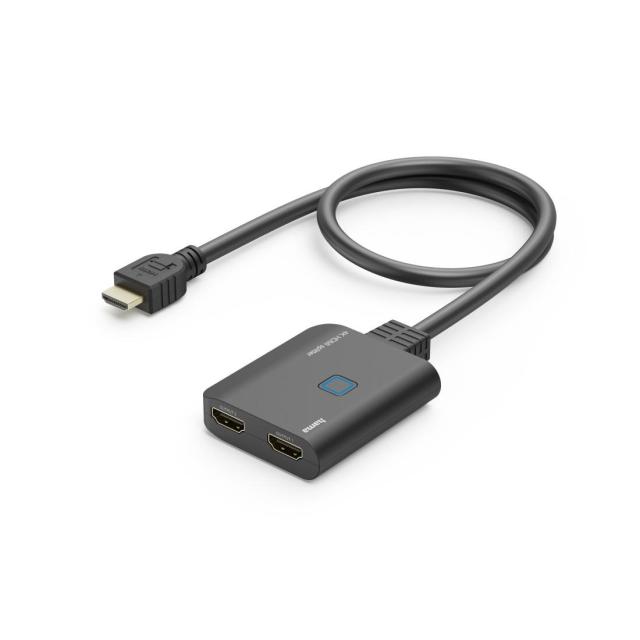 HAMA Сплитер 4K HDMI мъжко - 2 x HDMI женско, черен