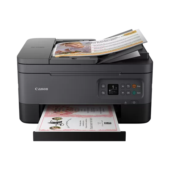 Мастилоструйно многофункционално устройство Canon PIXMA TS7540I AIO, цветен, принтер/копир/скенер, A4, 4800 x 1200dpi, 13/6.8 ipm, Hi-Speed USB, LAN, Wi-Fi