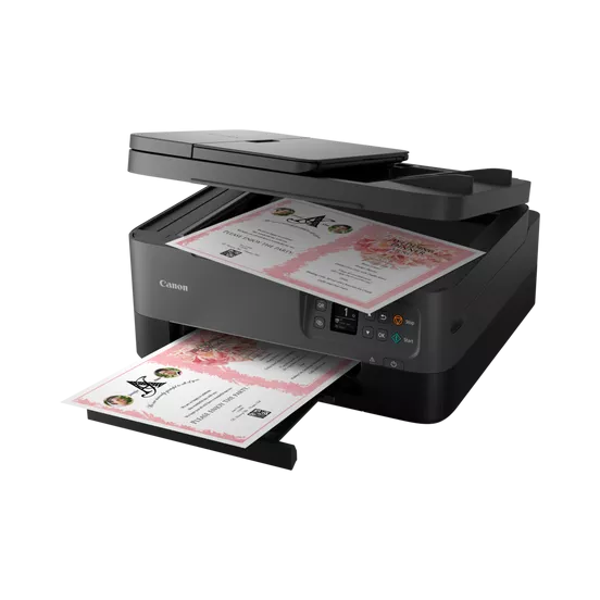 Мастилоструйно многофункционално устройство Canon PIXMA TS7540I AIO, цветен, принтер/копир/скенер, A4, 4800 x 1200dpi, 13/6.8 ipm, Hi-Speed USB, LAN, Wi-Fi